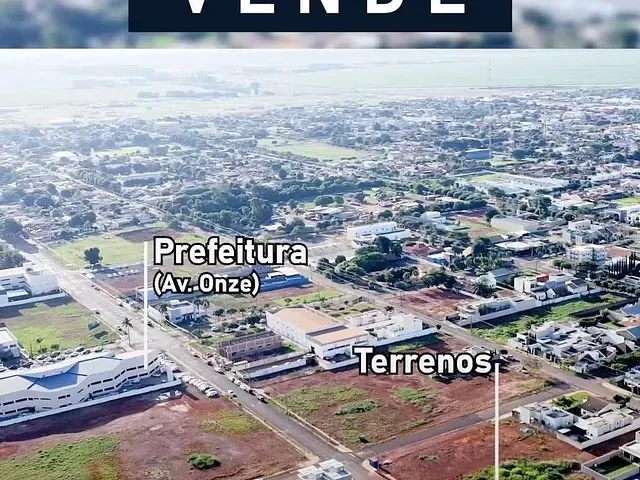 Terreno com 468m², à venda, no bairro CENTRO em Chapadão do Sul