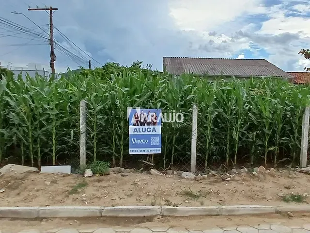 Terreno com 140m², para alugar, no bairro Gravatá em Navegantes