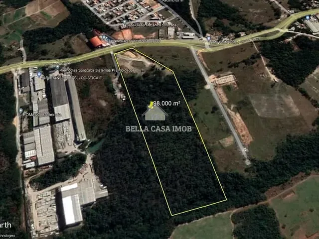 Terreno com 98000m², à venda, no bairro Zona Industrial em Sorocaba