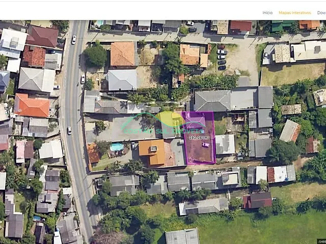 Terreno com 400m² 1 quarto e 1 banheiro, à venda, no bairro Morro das Pedras em Florianópolis