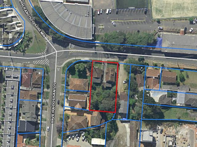 Terreno com 1055m², à venda, no bairro Ahú em Curitiba