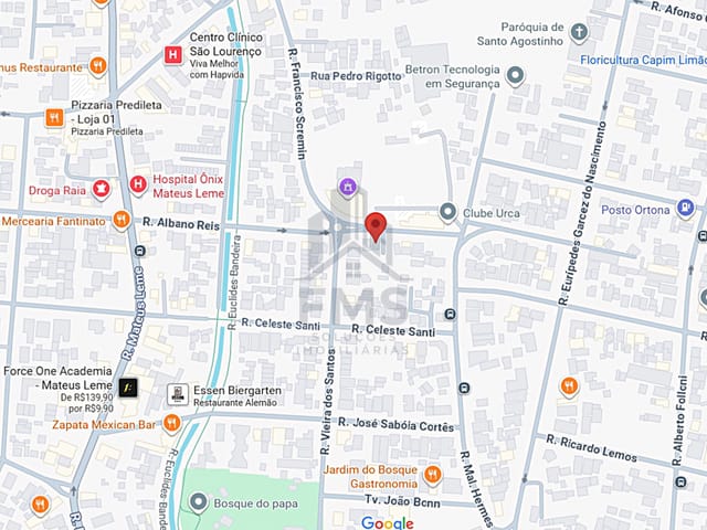 Terreno com 1055m², à venda, no bairro Ahú em Curitiba