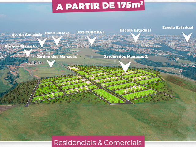 Terreno com 175m², à venda, no bairro Jardim dos Manacás em Santa Bárbara D'Oeste