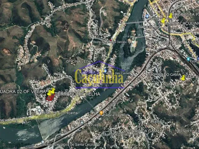Terreno com 365m², à venda, no bairro Oficinas Velhas em Barra do Piraí
