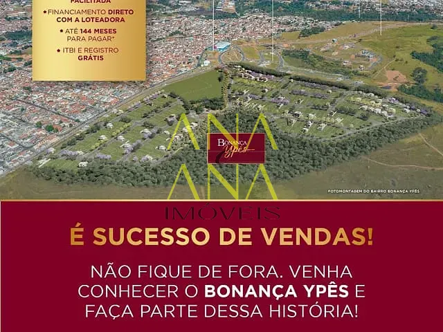 Terreno com 250m², à venda, no bairro Residencial Bonança I em Bragança Paulista