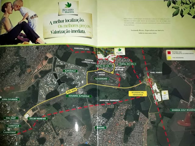 Terreno com 451m², à venda, no bairro Residencial Recanto dos Buritis em Goiânia