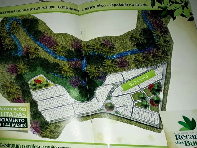 Terreno com 451m², à venda, no bairro Residencial Recanto dos Buritis em Goiânia