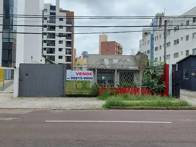 Terreno com 605m², à venda, no bairro Alto da Rua XV em Curitiba