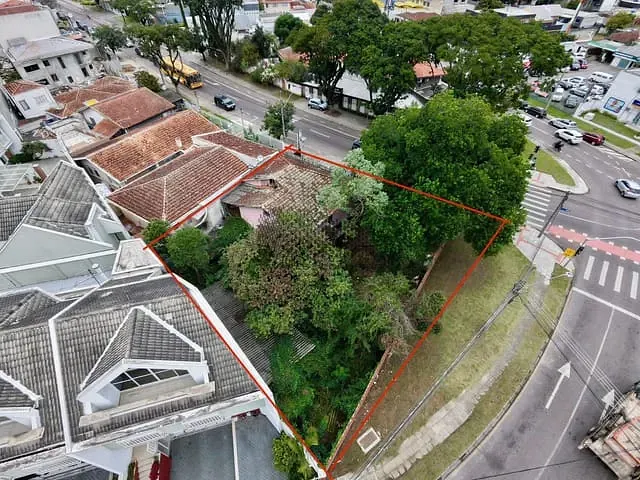 Terreno com 564m², à venda, no bairro Bigorrilho em Curitiba
