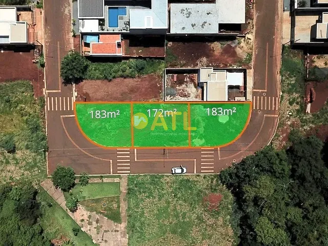 Terreno com 183m², à venda, no bairro Ville de France em Ourinhos