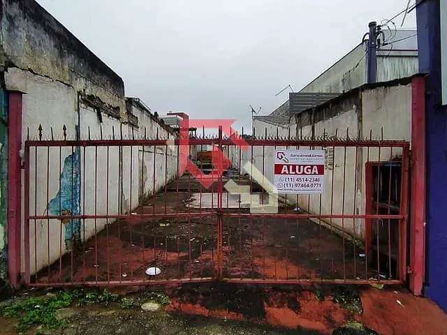 Terreno com 225m², para alugar, no bairro Vila Bocaina em Mauá