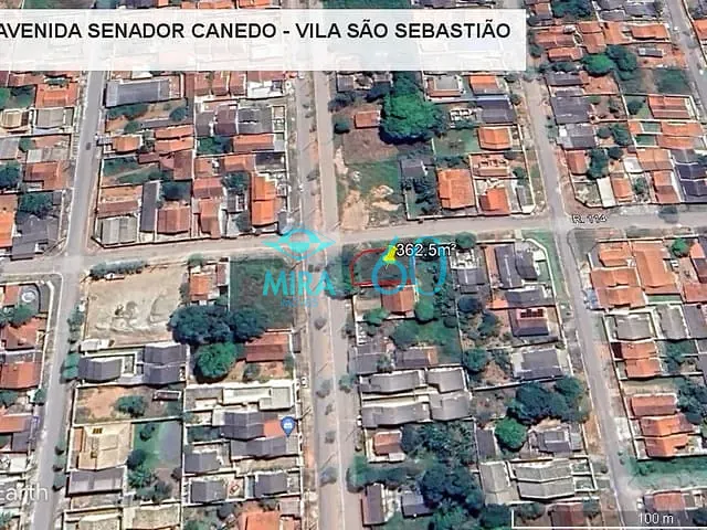 Terreno com 363m², à venda, no bairro Vila São Sebastião em Senador Canedo