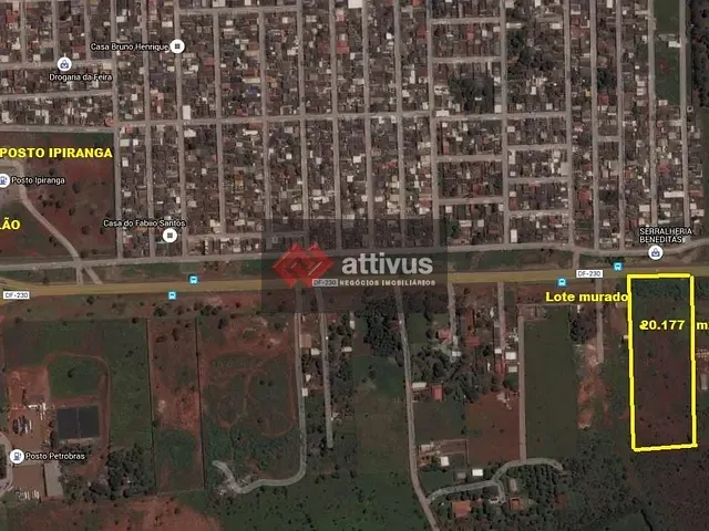 Terreno com 20177m², à venda, no bairro Planaltina em Planaltina