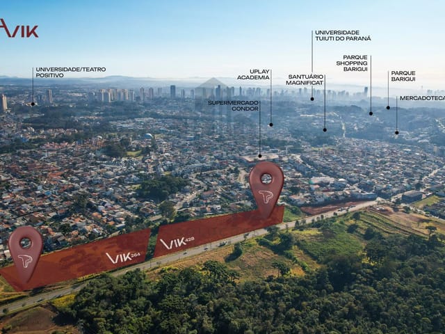 Terreno com 186m², à venda, no bairro Campo Comprido em Curitiba
