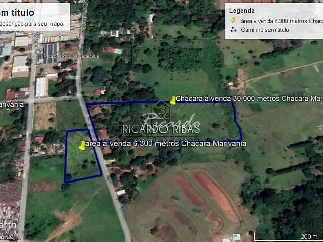 Terreno com 16000m², à venda, no bairro Chácara Marivânia em Aparecida De Goiânia