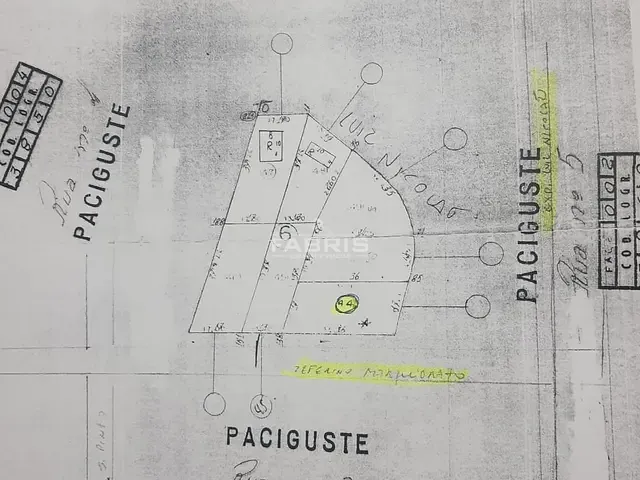 Terreno com 592m², à venda, no bairro Jardim Padre José de Anchieta em Campo Largo