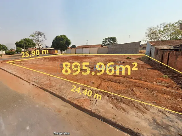 Terreno com 896m², à venda, no bairro Setor Morada do Sol em Goiânia