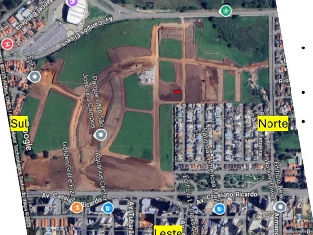 Terreno com 399m², à venda, no bairro Jardim Alvorada em São José dos Campos