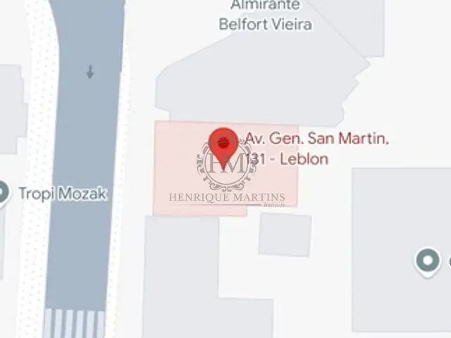 Terreno com 264m², à venda, no bairro Leblon em Rio de Janeiro