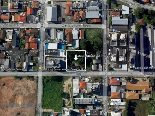 Terreno com 1329m², à venda, no bairro Jardim Atlântico em Florianópolis