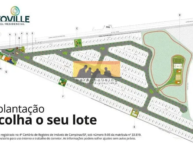 Terreno com 300m², à venda, no bairro Betel em Paulínia