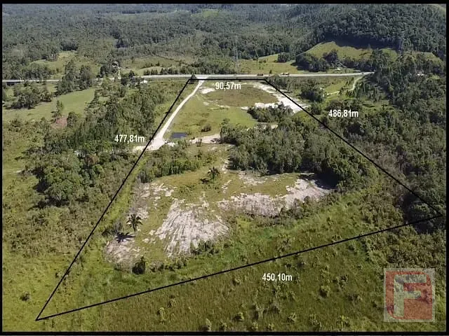 Terreno com 119258m², à venda, no bairro Saí Mirim em Itapoá