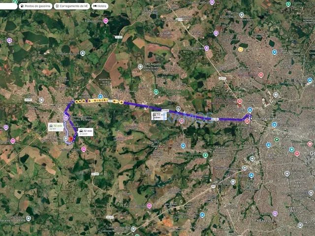 Terreno com 460m², à venda, no bairro Residencial Monte Cristo em Trindade