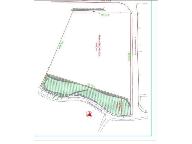 Terreno com 16000m², à venda, no bairro Parateí Do Meio em Jacareí