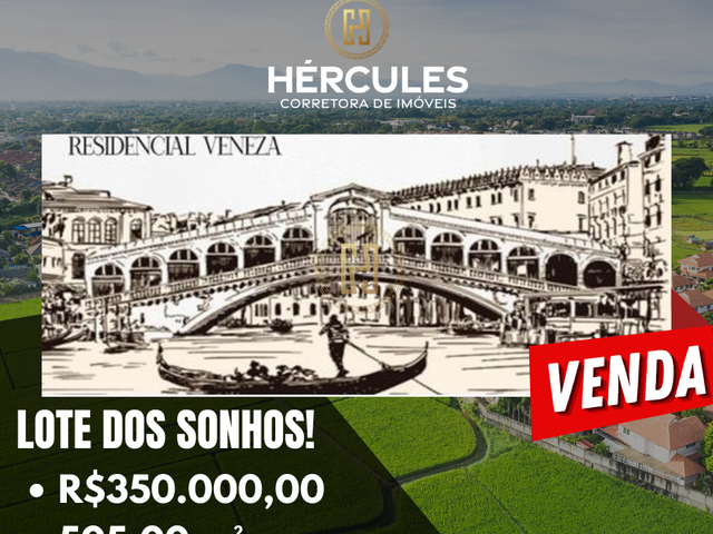 Terreno com 506m², à venda, no bairro Residencial Veneza em Nova Mutum