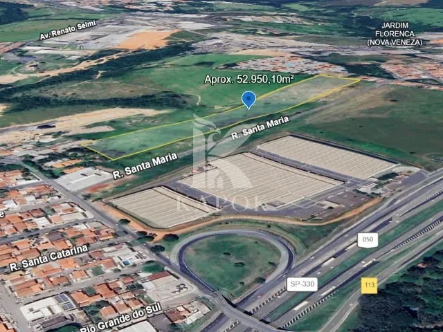 Terreno com 53000m², à venda, no bairro Jardim Nova Veneza (Nova Veneza) em Sumaré