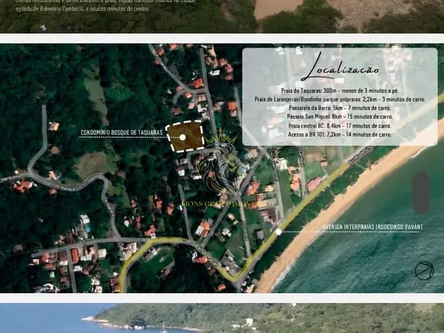 Terreno com 388m², à venda, no bairro Praia das Taquaras em Balneário Camboriú