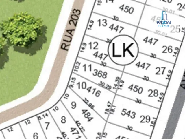 Terreno com 447m², à venda, no bairro Paranapanema em Paranapanema