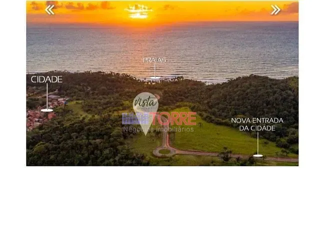 Terreno com 400m², à venda, no bairro Centro em Itacaré