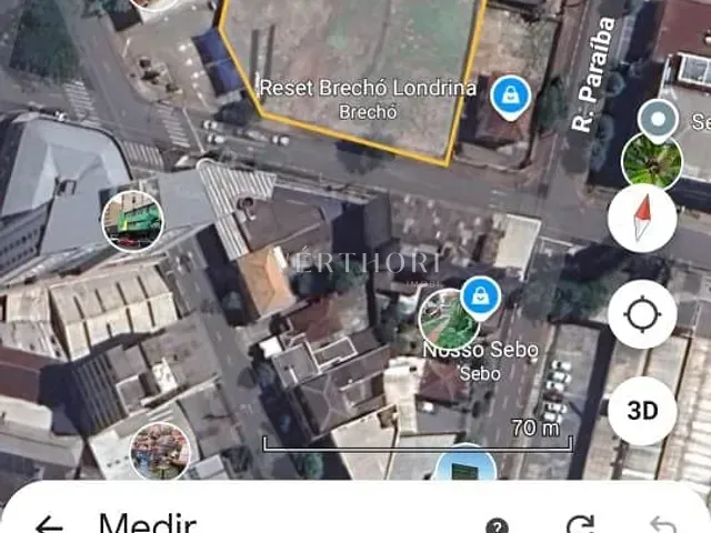 Terreno com 3000m², à venda, no bairro Centro em Londrina
