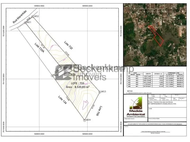Terreno com 8185m², à venda, no bairro Retiro em Volta Redonda