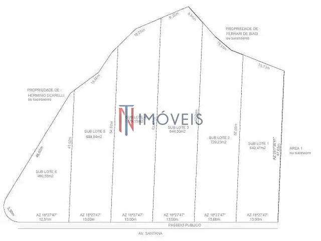 Terreno com 729m², à venda, no bairro Nova Gardênia em Atibaia
