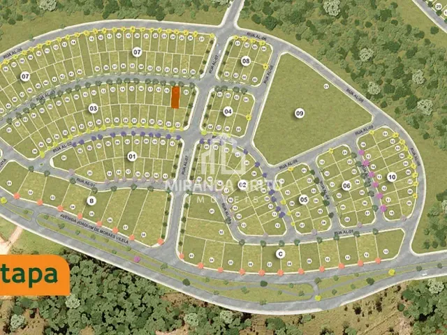 Terreno com 250m², à venda, no bairro Real Grandeza em Aparecida de Goiânia