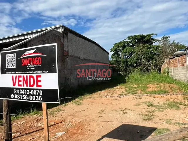 Terreno com 350m², à venda, no bairro Dezessete em Santo Antônio de Pádua