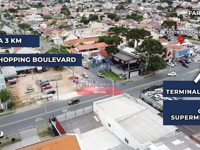 Terreno com 372m², à venda, no bairro Boqueirão em Curitiba