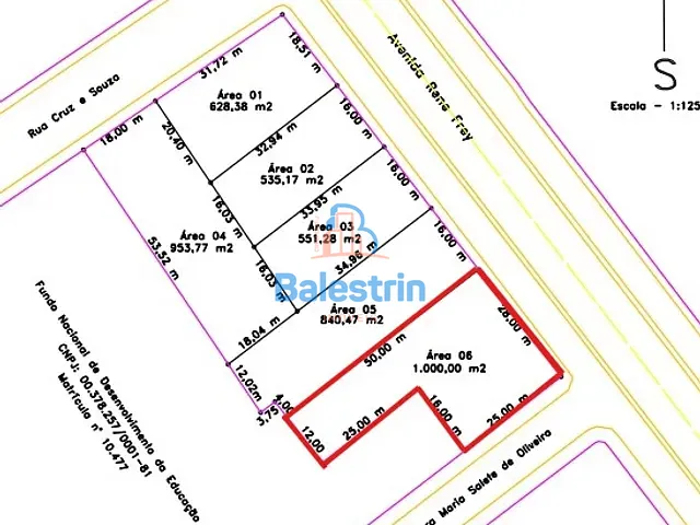 Terreno com 1000m², à venda, no bairro Centro em Fraiburgo