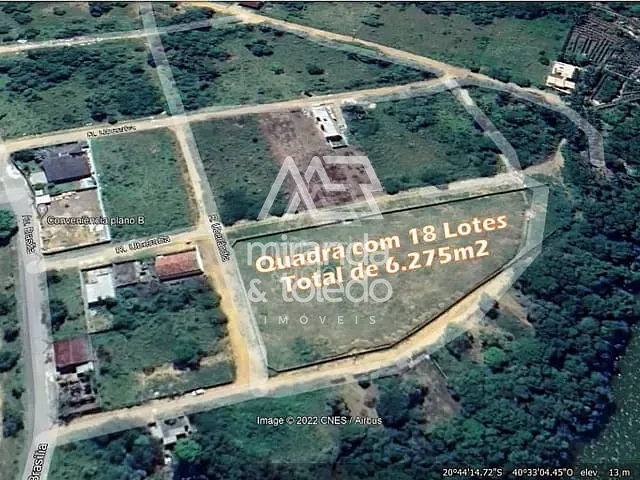 Terreno com 6275m², à venda, no bairro Meaípe em Guarapari
