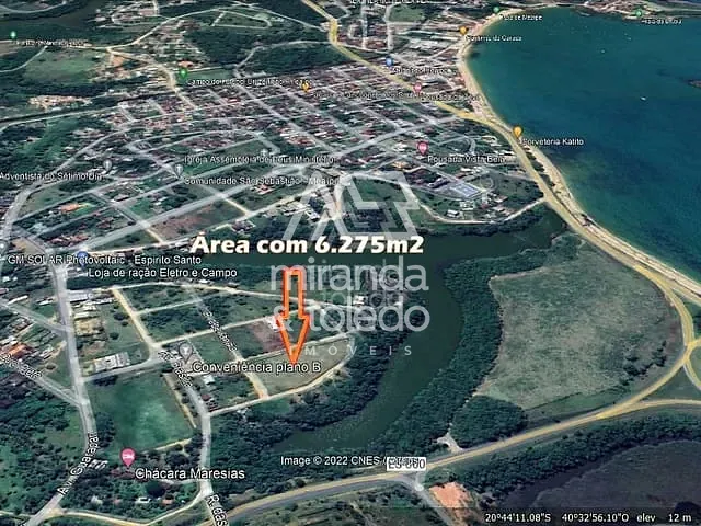 Terreno com 6275m², à venda, no bairro Meaípe em Guarapari