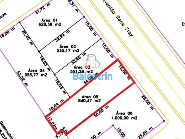 Terreno com 840m², à venda, no bairro Centro em Fraiburgo