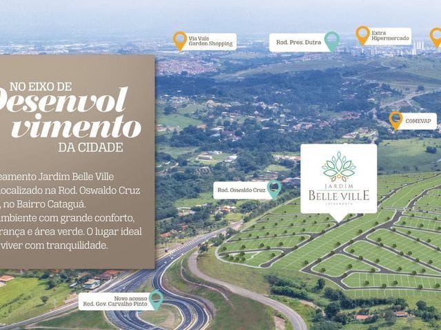 Foto do Terreno - Terreno à venda, 250 m² por R$ 94.020,00 - Chácaras Cataguá - Taubaté/SP | Venter imoveis