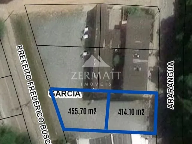 Terreno com 870m², à venda, no bairro Garcia em Blumenau