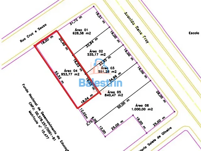 Terreno com 954m², à venda, no bairro Centro em Fraiburgo