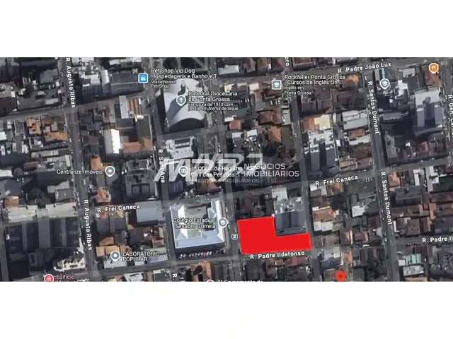Terreno com 1900m², à venda, no bairro Centro em Ponta Grossa