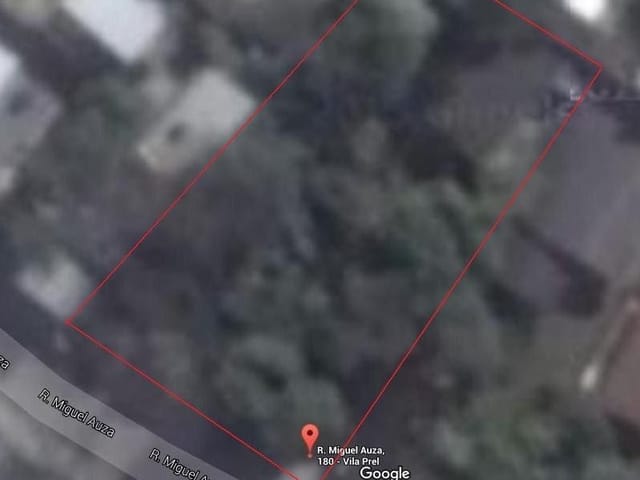 Terreno com 874m², à venda, no bairro Vila Prel em São Paulo