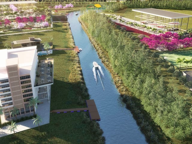 Foto do Terreno - Lotes planos, a partir de 180m² a 1.775m², Deltaville Marine – Viva onde a água encontra seus sonhos, Biguaçu, Santa Catarina | Costão Sul Imóveis