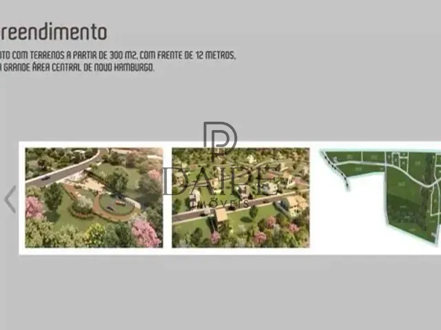 Terreno com 360m², à venda, no bairro Chácara Hamburguesa em Novo Hamburgo